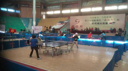  第十五屆臨洮縣“巍雅斯”杯乒乓球大獎(jiǎng)賽22日激情開幕